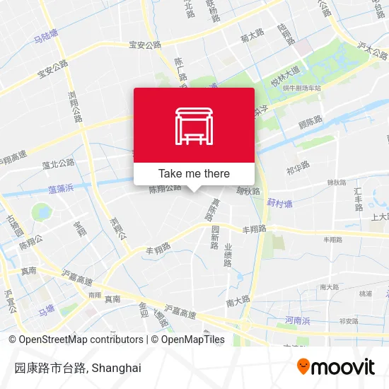 园康路市台路 map