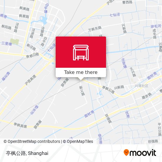 亭枫公路 map