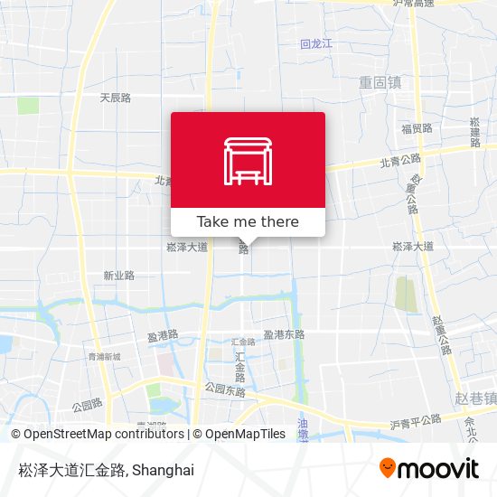 崧泽大道汇金路 map