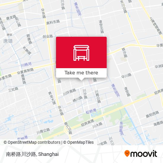 南桥路川沙路 map