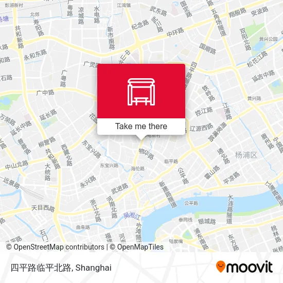 四平路临平北路 map