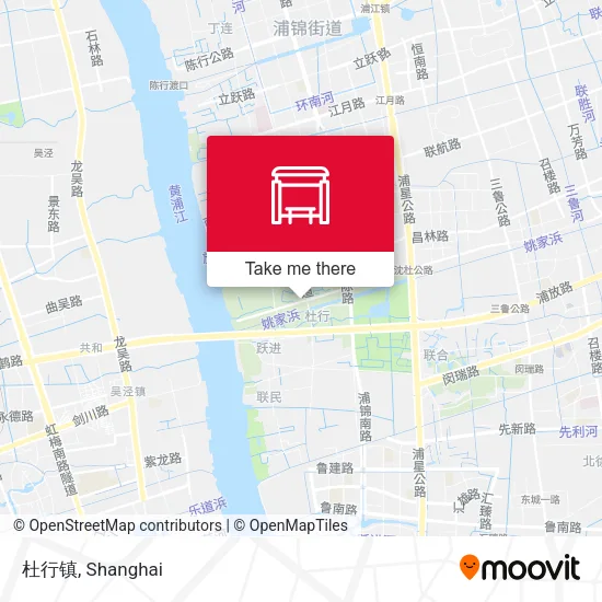 杜行镇 map