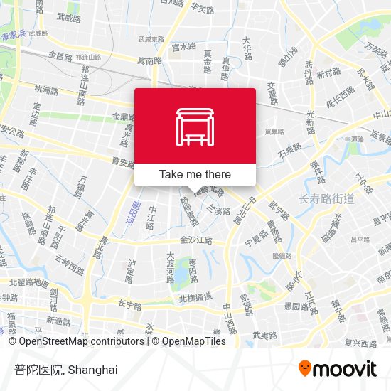 普陀医院 map