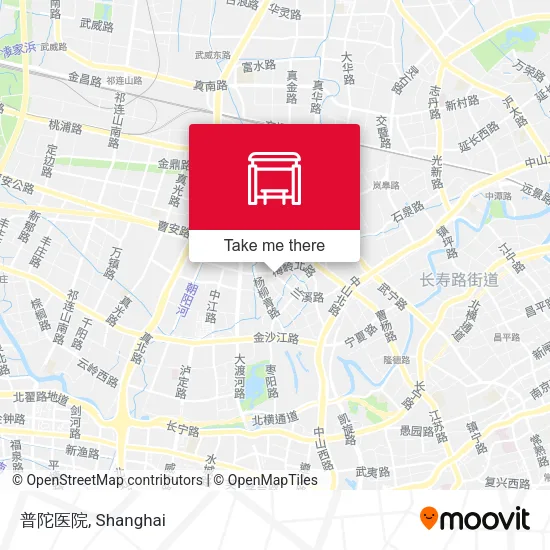 普陀医院 map