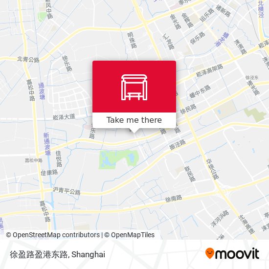 徐盈路盈港东路 map