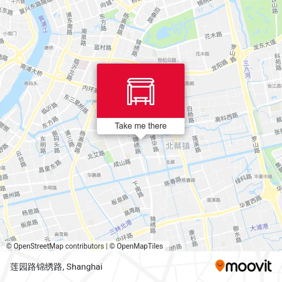 莲园路锦绣路 map