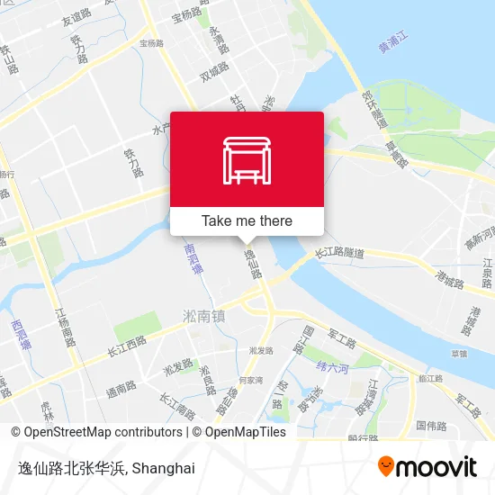 逸仙路北张华浜 map