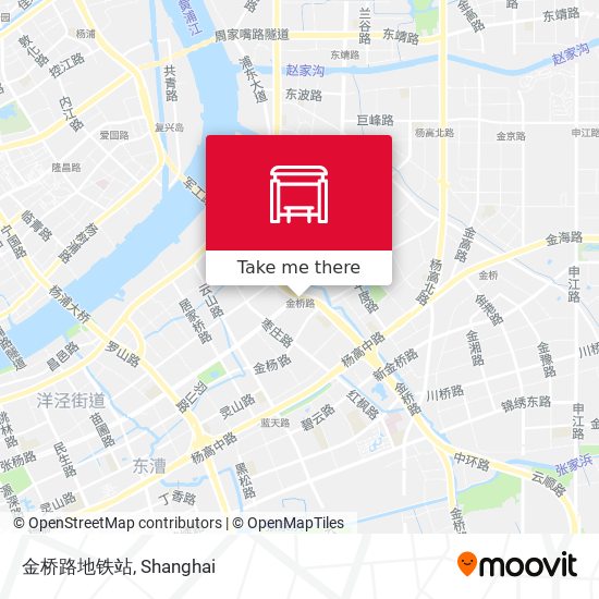 金桥路地铁站 map