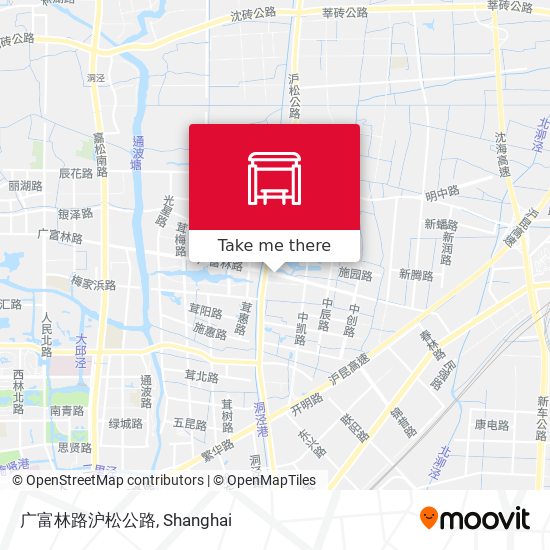 广富林路沪松公路 map