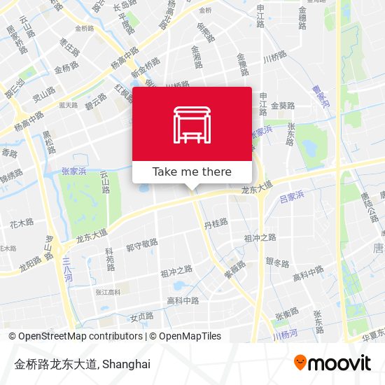 金桥路龙东大道 map