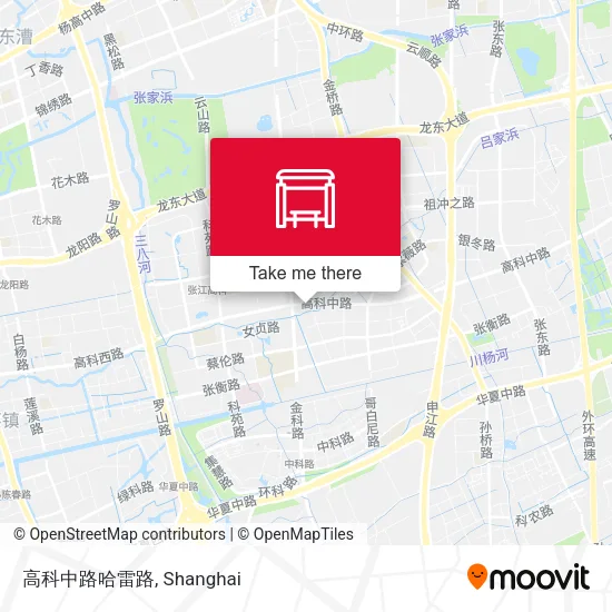 高科中路哈雷路 map