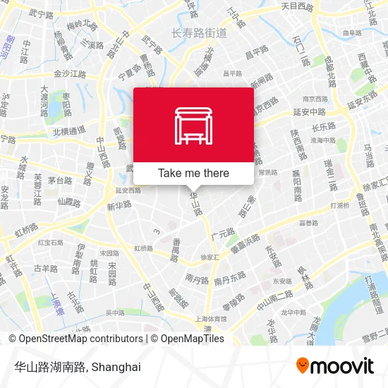 华山路湖南路 map