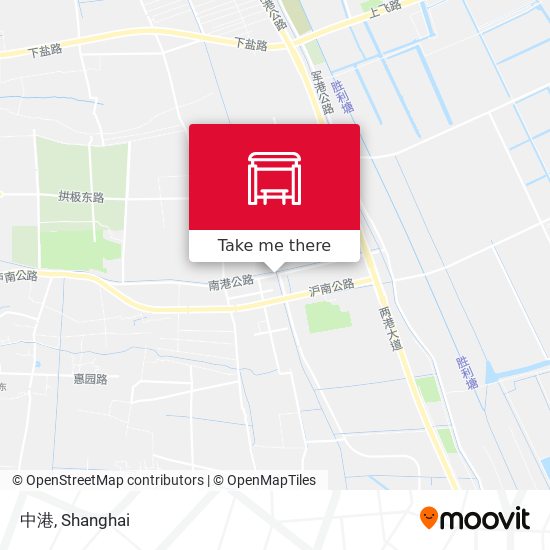 中港 map