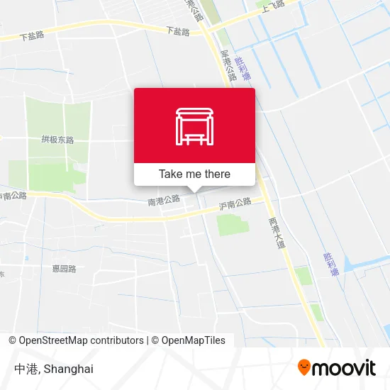 中港 map