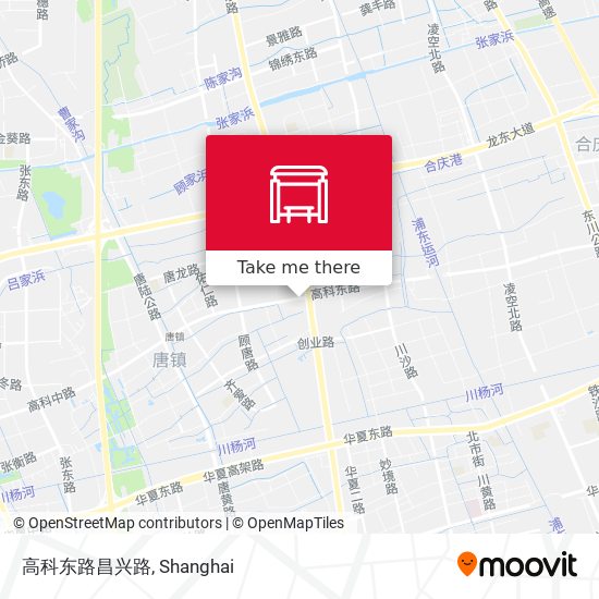 高科东路昌兴路 map