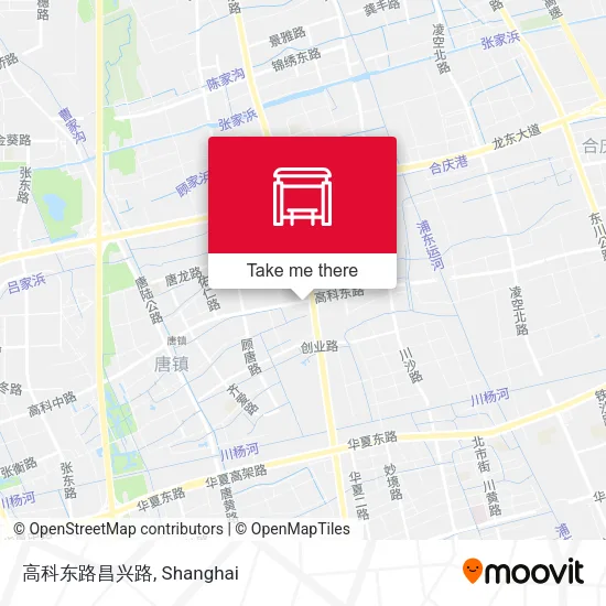 高科东路昌兴路 map