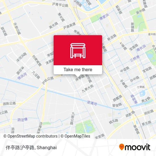 伴亭路沪亭路 map