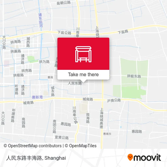 人民东路丰海路 map