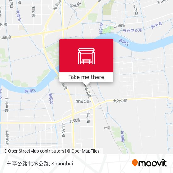 车亭公路北盛公路 map
