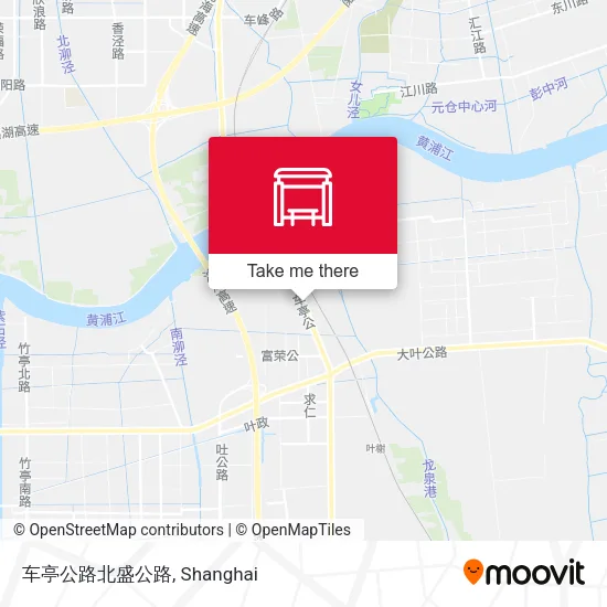 车亭公路北盛公路 map