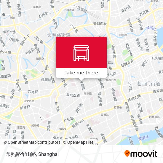 常熟路华山路 map