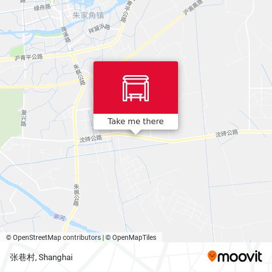 张巷村 map