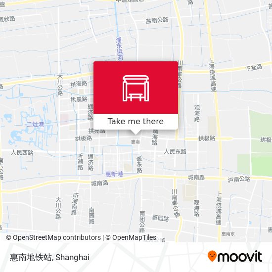 惠南地铁站 map