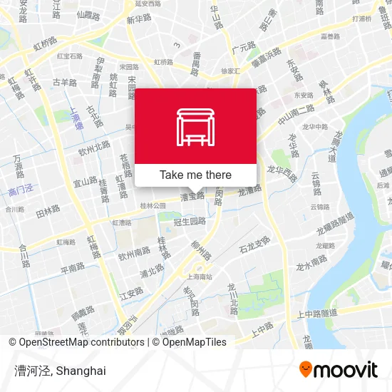漕河泾 map