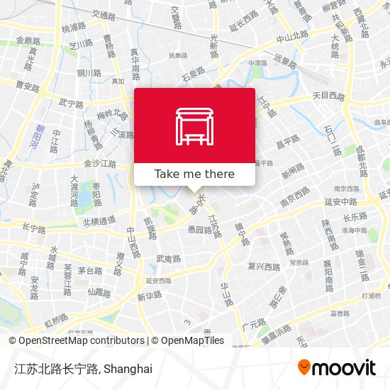 江苏北路长宁路 map