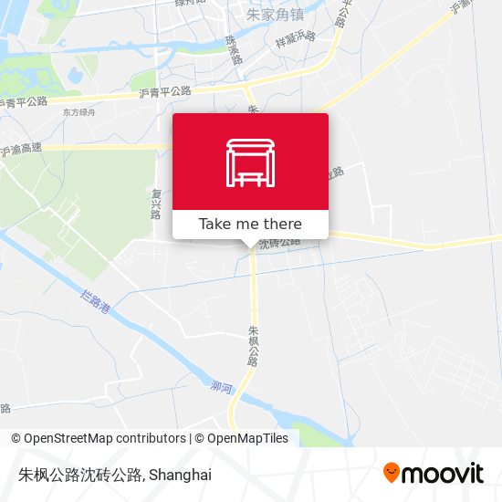 朱枫公路沈砖公路 map