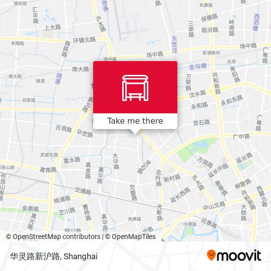 华灵路新沪路 map