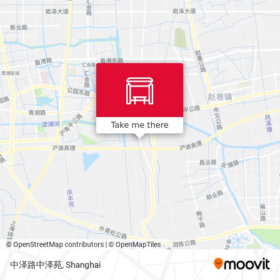 中泽路中泽苑 map