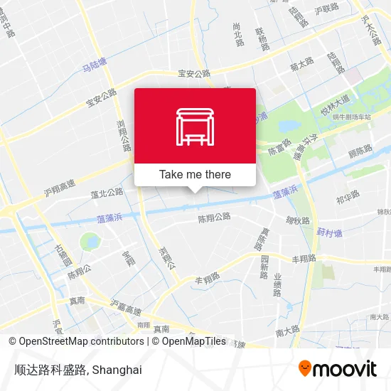 顺达路科盛路 map