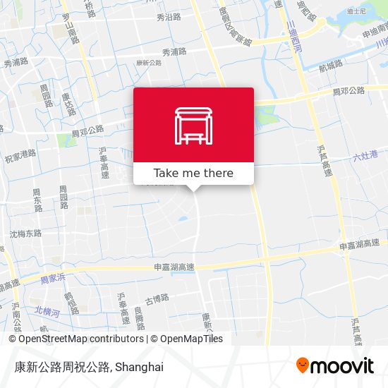 康新公路周祝公路 map