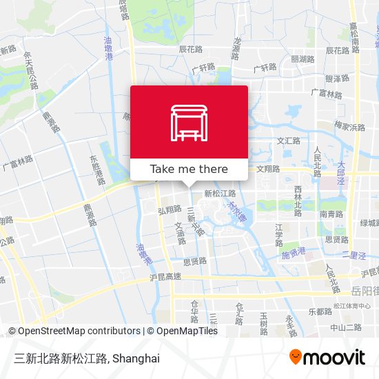 三新北路新松江路 map