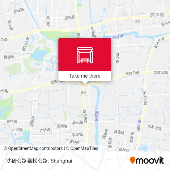 沈砖公路嘉松公路 map
