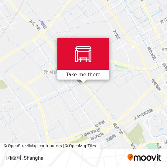 冈峰村 map
