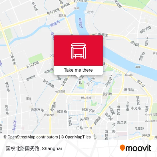 国权北路国秀路 map
