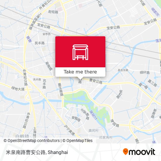 米泉南路曹安公路 map
