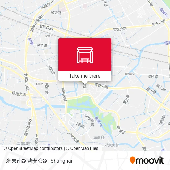 米泉南路曹安公路 map