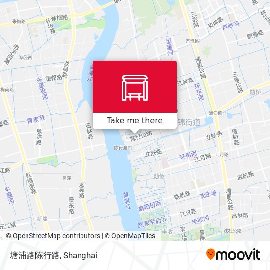 塘浦路陈行路 map