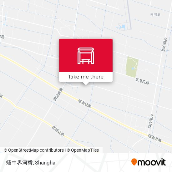蟠中界河桥 map