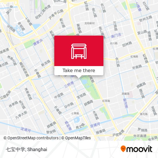 七宝中学 map