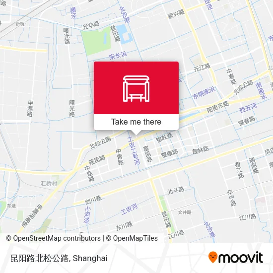 昆阳路北松公路 map