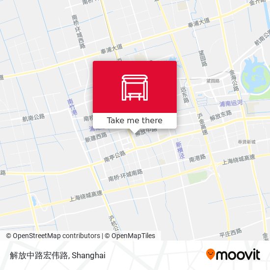 解放中路宏伟路 map