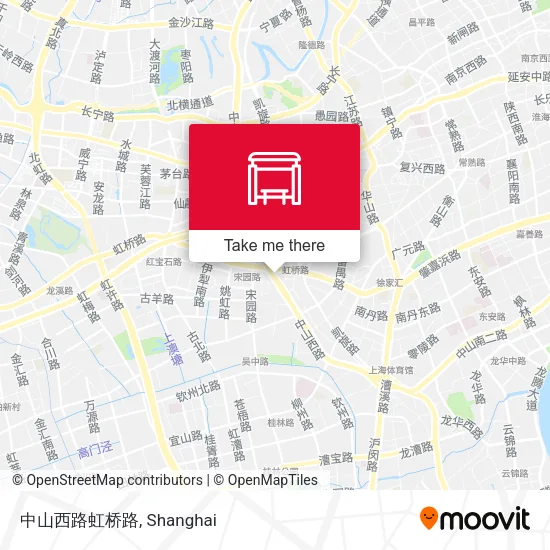 中山西路虹桥路 map
