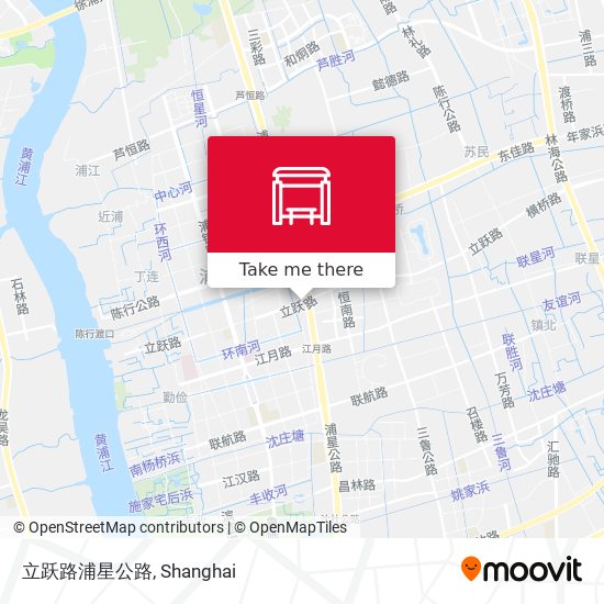 立跃路浦星公路 map