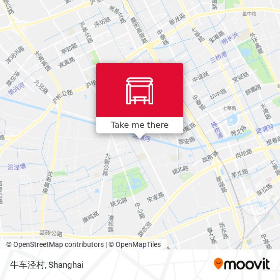 牛车泾村 map