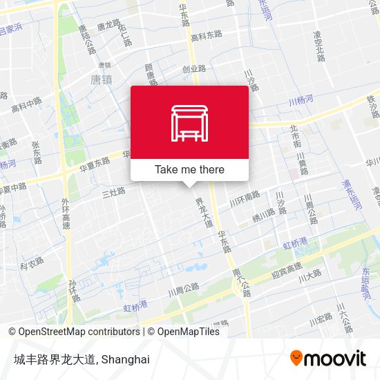 城丰路界龙大道 map