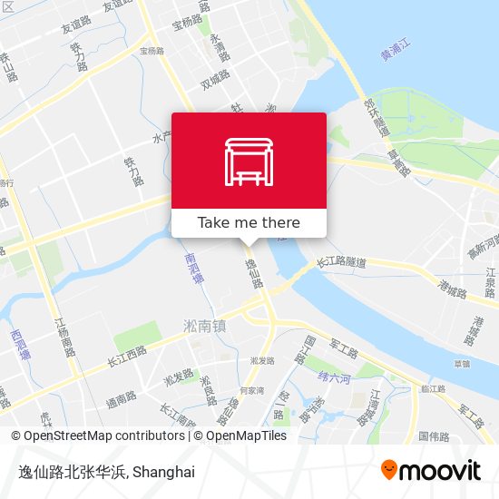 逸仙路北张华浜 map